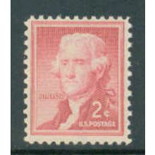 1033 2c Thomas Jefferson Fine MNH MA0126