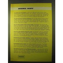 1970 Hughes Aircraft Ad - 14 Soldiers Hit the Bullseye