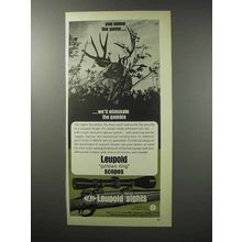 1970 Leupold Scope Ad - We'll Eliminate the Gamble