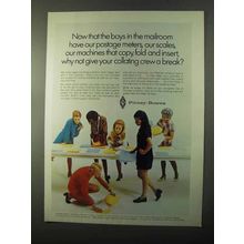 1971 Pitney-Bowes Thomas Collators Ad - Collating Crew