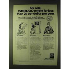 1979 New York Life Insurance Ad - $500,000 Estate