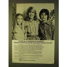 1979 Roche Vitamins Ad - At Their Age Eat Properly