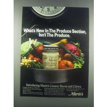 1985 Marie's Creamy Bacon and Chive Dressing Ad