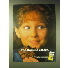 1989 Domino Sugar Ad - The Domino effect - girl