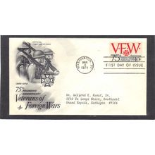 FDC Art Craft 1525 10c VFW (Cachet-Typed/A) CV41675