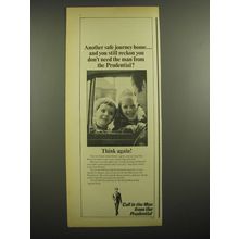 1968 Prudential Insurance Ad - Another safe journey home And you still reckon