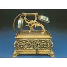 Luxus Fernsprechtischapparat Antique German Telephone Postcard