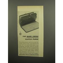 1955 Mark Cross Clutch Purse Advertisement