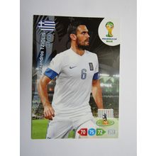 Alexandros Tziolis - Greece - 2014 Panini Adrenalyn XL Brazil World Cup (ef1)