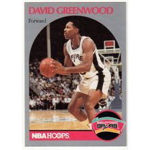 1990-91 Hoops David Greenwood basketball card #433 - Spurs