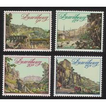 Luxembourg Etchings of the Fortress by Selig 4v 1990 MNH SG#1266-1269
