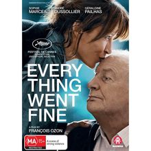 Everything Went Fine DVD | Sophie Marceau| A Film by Francois Ozon | Region 4
