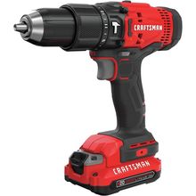 CRAFTSMAN V20 Cordless Hammer Drill Kit, 1/2 Inch, 2 Batteries and Charger Inclu