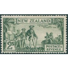New Zealand 1942 2s olive-green Perf 14x13½ SG589e unused