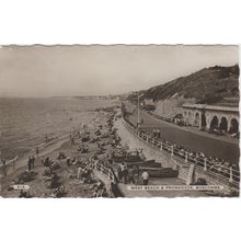 West Beach & Promenade Boscome Dorset Postcard (QDOR491)