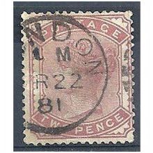 1880 SG168 2d Pale Rose Good/Fine Used London Cancel.