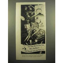 1941 Dole Pineapple Juice Ad - Drive Morning Blues Away