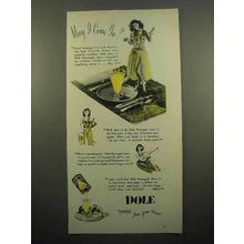 1941 Dole Pineapple Juice Ad - May I Come In?