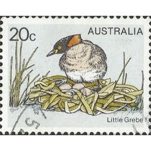 AUSTRALIA, BIRD, Little Grebe, grey 1978, 20c, #2