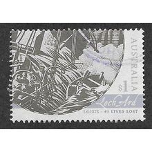 AUS 2007 $1.00 'SHIPWRECKS -LOCH ARD' FINE USED (EBID66-674)