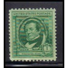 859 1c Washington Irving Fine Plus MNH KA2158