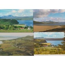 Sutherland Village Of Tongue 4x Scottish Postcard s