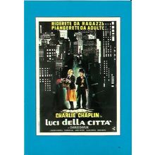 Cinema CITY LIGHTS Chaplin Poster Art Postcard (XX 900/14)