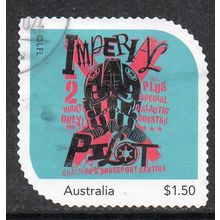 2024: STAR WARS, DARKSIDE, 'IMPERIAL PILOT' USED SELF-ADHESIVE MY STAMP. 03/04