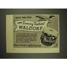 1941 Scott Tissue Waldorf Toilet Paper Ad - Softer