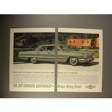 1963 Chevrolet Impala Sport Sedan Car Ad!