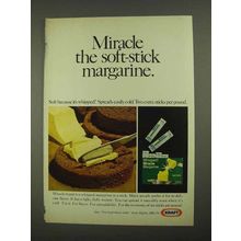 1968 Kraft Whipped Miracle Margarine Ad - Soft-Stick