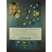 1968 Krementz Jewelry Ad - Imaginative Design