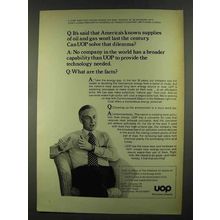 1972 UOP Universal Oil Products Company Ad, Won't Last