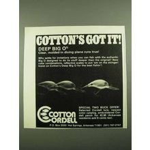 1976 Cotton Cordell Deep Big O Lure Ad - Got It!