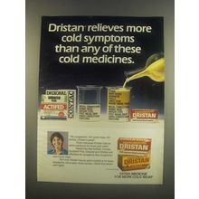 1985 Dristan Medicine Ad - Relieves More Symptoms