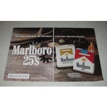 1985 Marlboro Cigarettes Ad - For smokers who prefer the convenience