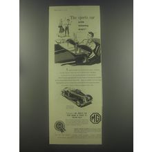 1954 MG T.F. Series Midget Ad - The sports car with winning ways