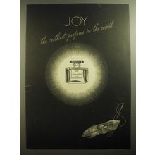 1946 Jean Patou Joy Perfume Ad - Joy the costliest perfume in the world