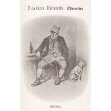 Bill Sikes Charles Dickens Characters Of Book Postcard