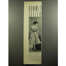 1952 Bonwit Teller Dress by Berkeley Junior Ad - Tilted Quilted