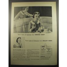 1955 Kent Cigarettes Advertisement - Your voice of wisdom