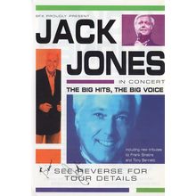 Jack Jones Comedian in Frank Sinatra Show Hand Signed Theatre Flyer