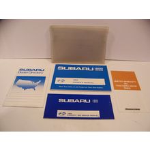 1984 SUBARU 1800 1600 OWNERS MANUAL WARRANTY & SERVICE DEALER DIRECTORY BOOKLETS