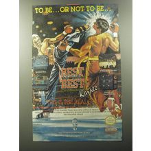 1992 Electrobrain Video Game Ad - Best of the Best Championship Karate