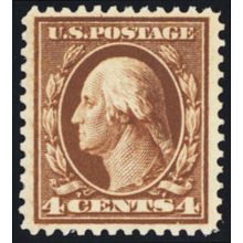 334, Mint XF NH 4¢ Stunning Stamp! - Stuart Katz