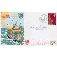 Atlantic Crossing WE Evans Mayor Of Plymouth Hand Signed 1978 FDC