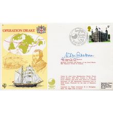 Operation Sir Francis Drake General Raeburn Tower Of London Hand Signed FDC