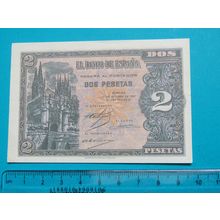 Espana Spain 1937 2 Pesetas Banknote Reproduction - 21