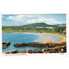 South Bay from Castle Scarborough Postcard 1969 Yorkshire 4944