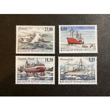 ICOLLECTZONE Greenland 452-455 ships XF NH